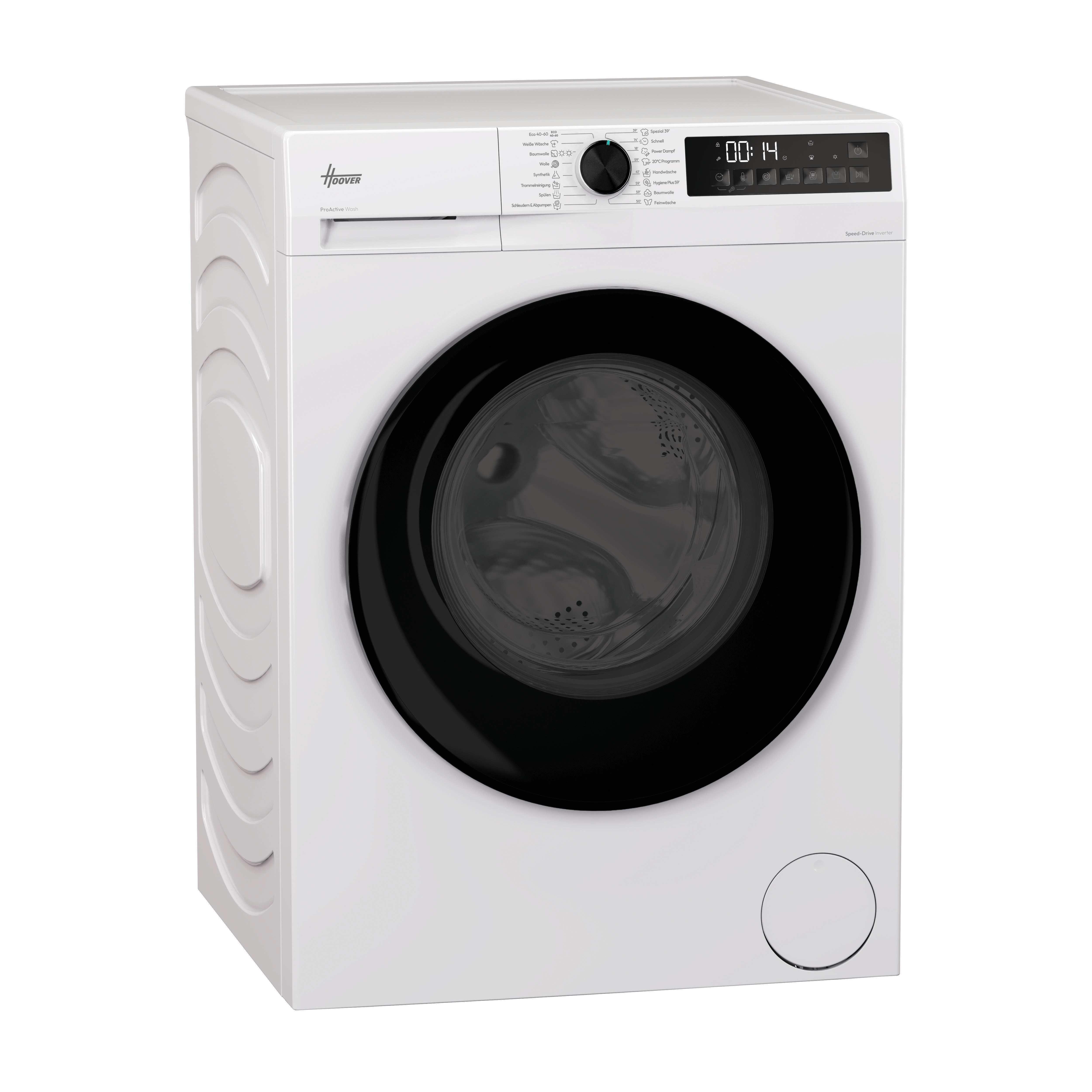 Hoover Waschtrockner H/ProWash&Dry 300 HGWDQ485SB6-84, 8 kg, 5 kg, 1300 U/min, Vielseitige Kurzprogramme
