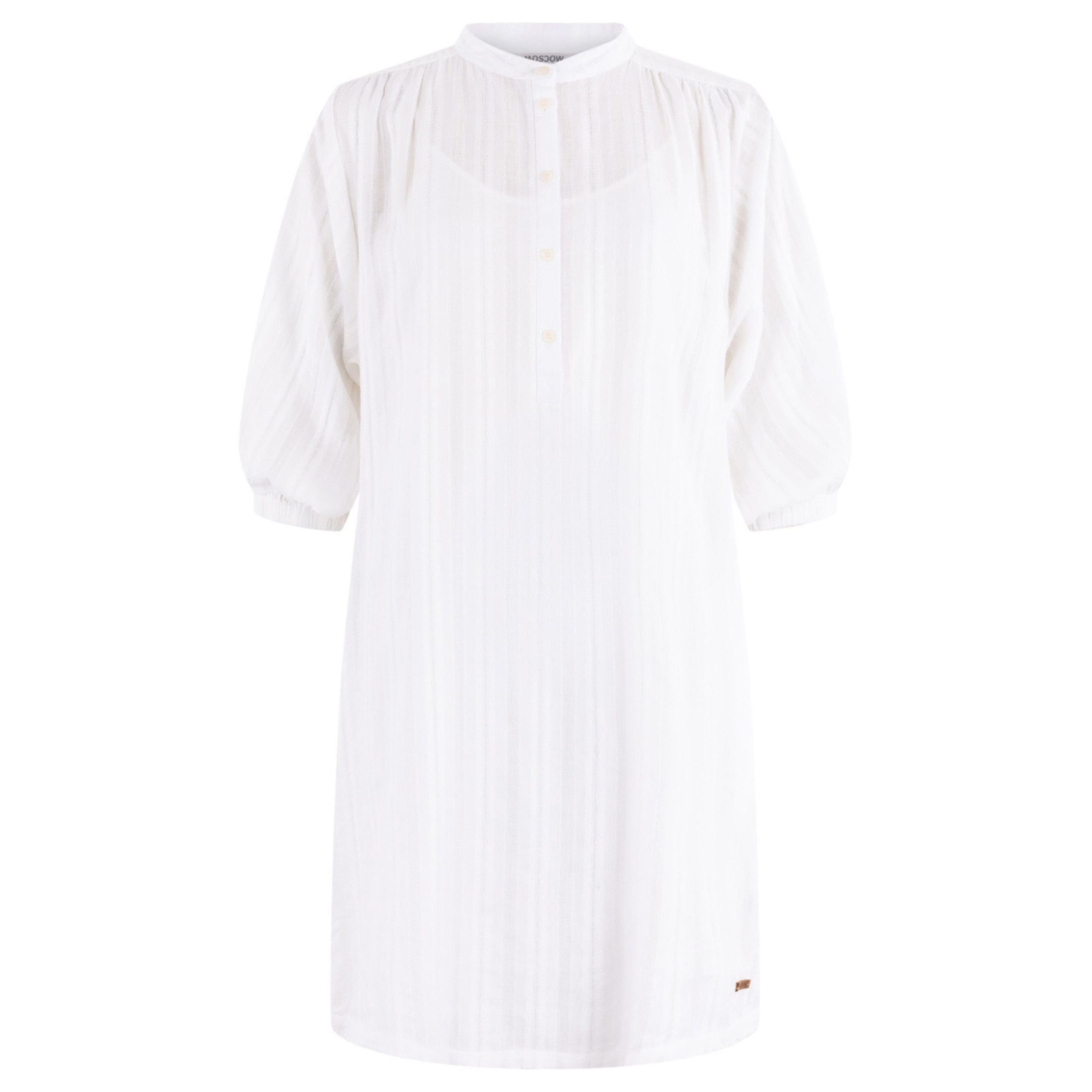 Blusenkleid Jolande Kleid in Creme mit Lochstickerei