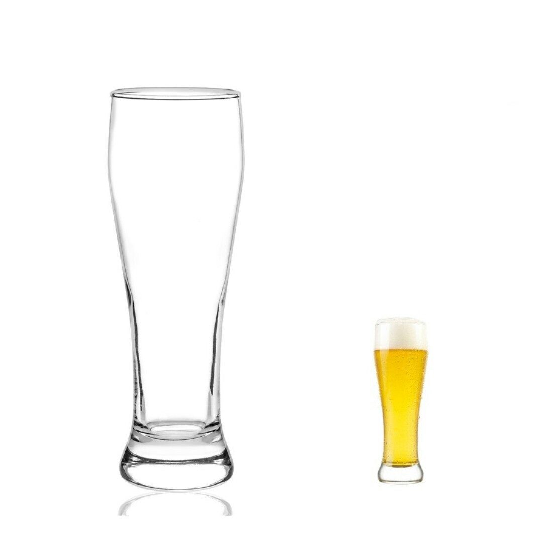 Bierglas 6er Set Weizenbiergläser 565ml Hefeweizen Weißbier Weizenglas Bierglas
