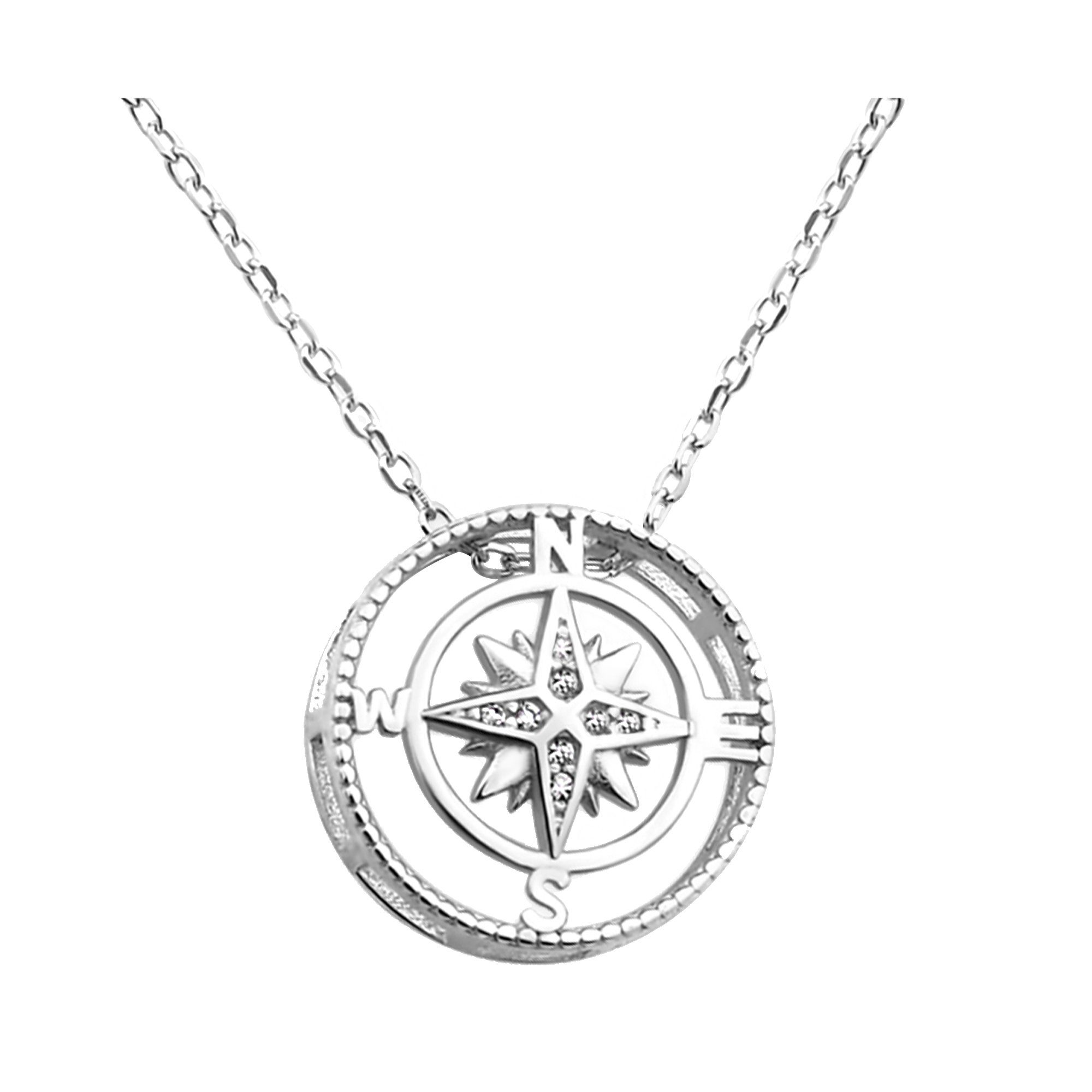 Ciondolo Argento 925 A Forma Di Piuma O Ala - Design Elegante E Senza Tempo, Placcato Rodio, Ipoallergenico, Con Confezione Regalo - Sofia Milani
