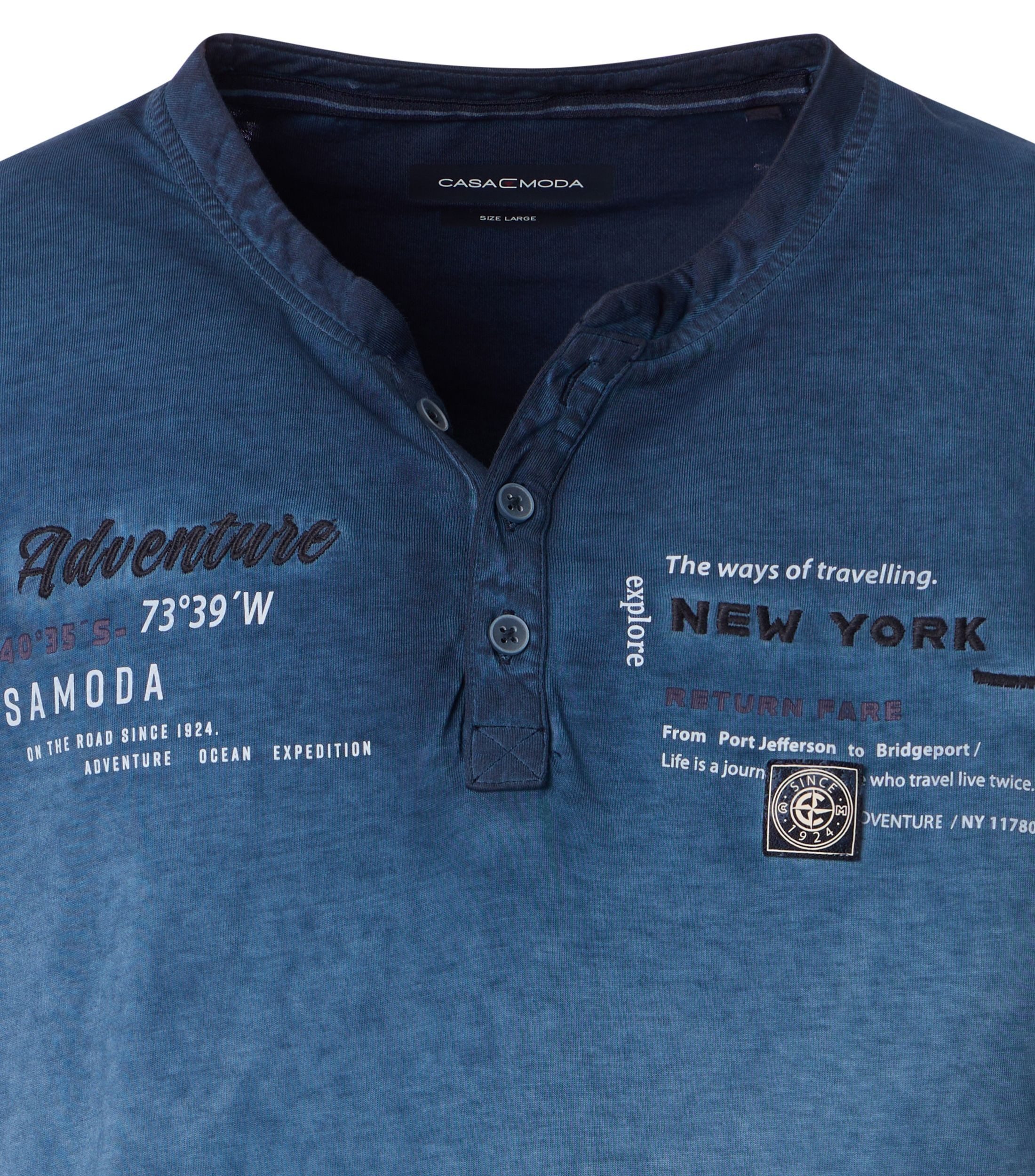 CASAMODA Henleyshirt CASAMODA Henley uni