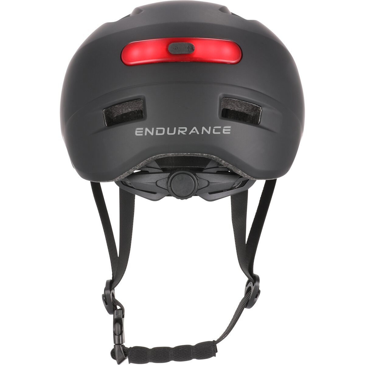 Endurance Athlecia Fahrradhelm Alessandro LED Urban Helmet Black