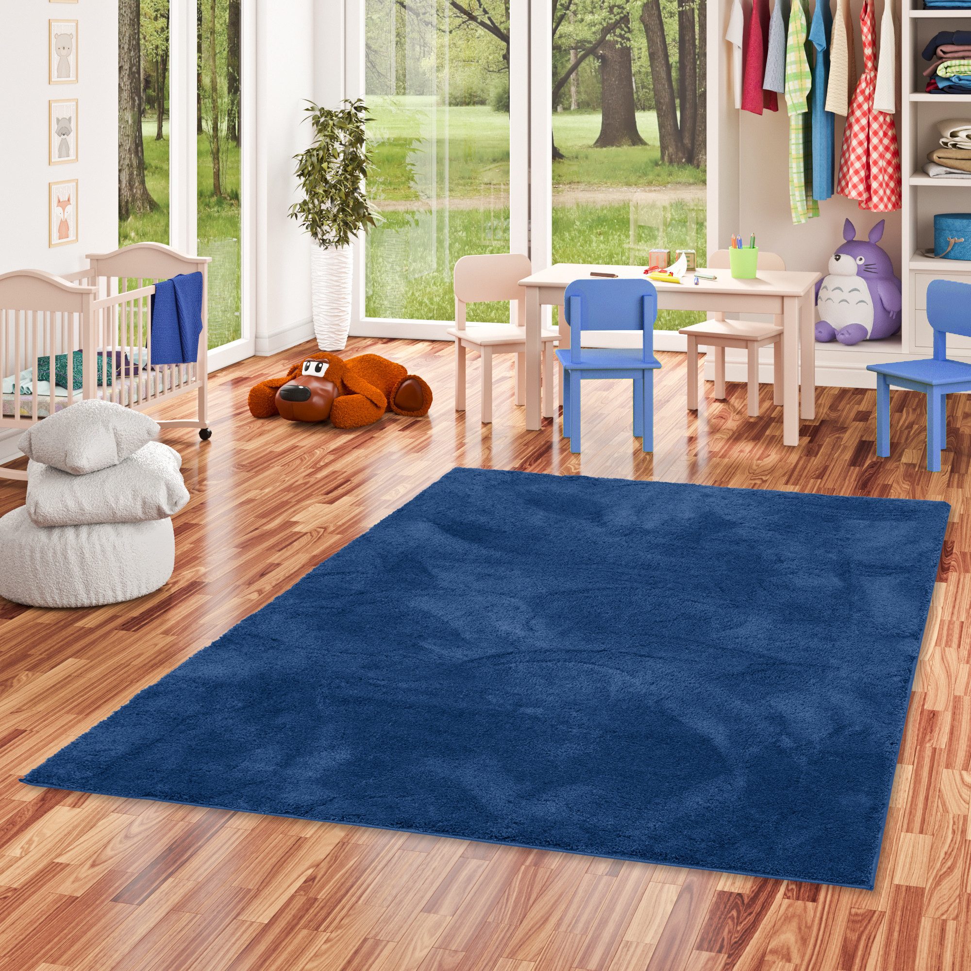 Kinderteppich Super Soft Kinder Hochflor Teppich Silky Kids, Pergamon, Rechteckig, Höhe: 30 mm