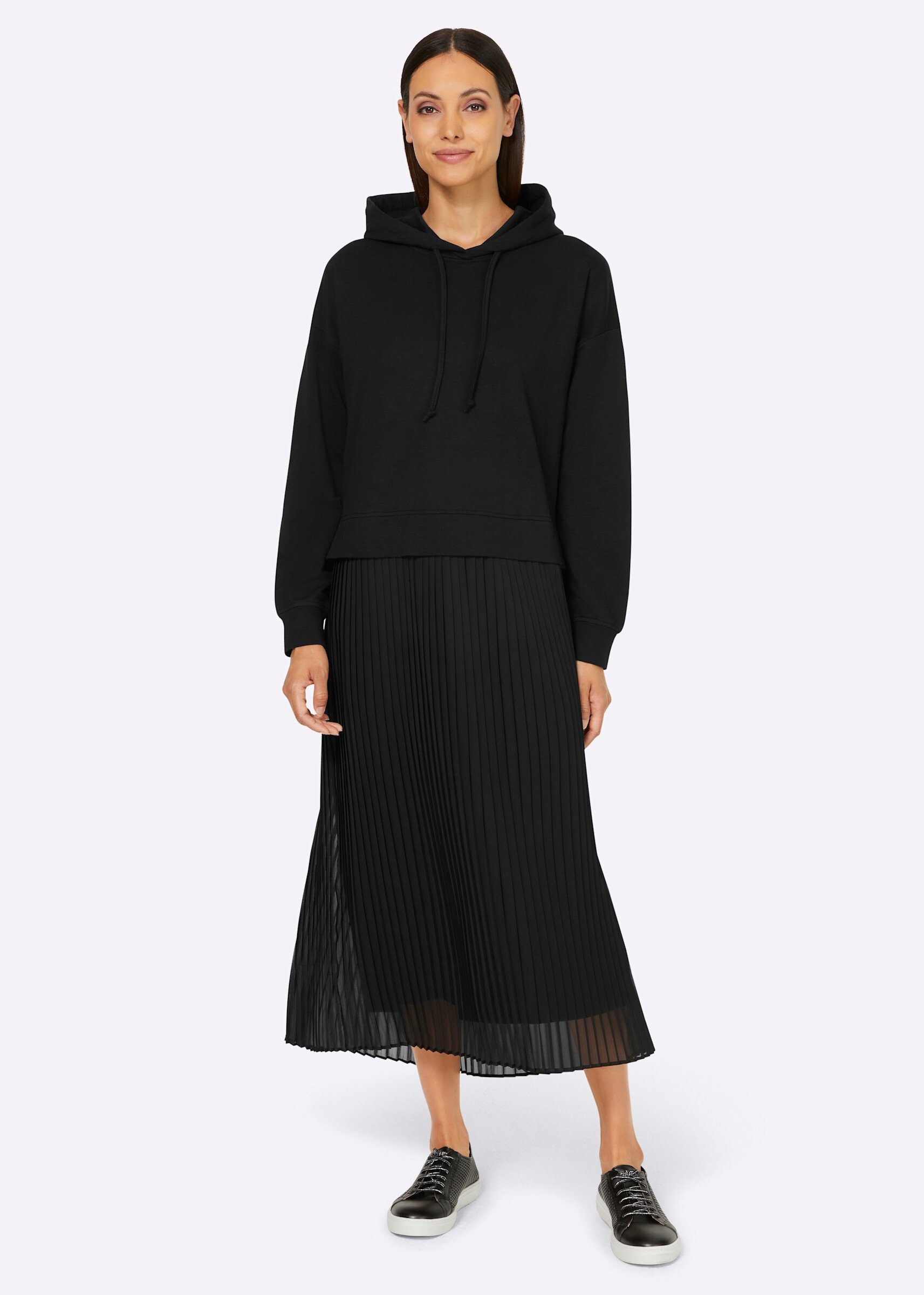 heine Jerseykleid Jersey-Kleid Langarm