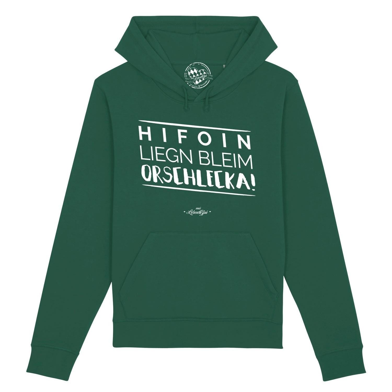 Bavariashop Hoodie Herren Hoodie "Hifoin liegn bleim... günstig online kaufen