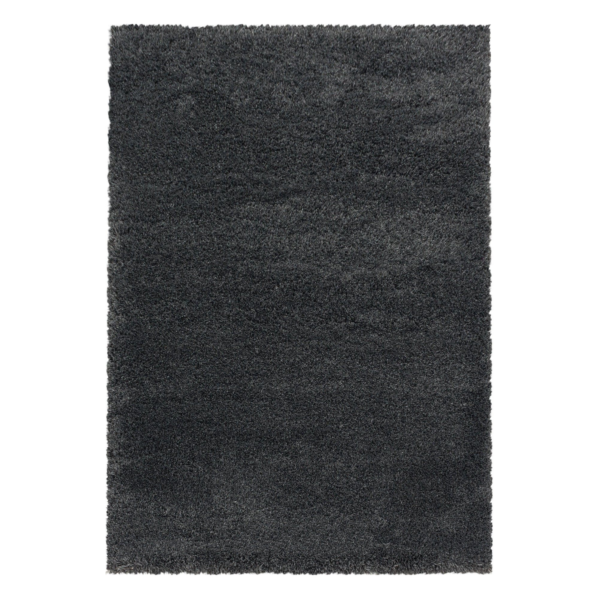 Stilvoll Günstig Hochflor-Teppich Teppich für den Flur oder Küche Unicolor - Einfarbig, Läufer, Höhe: 30 mm