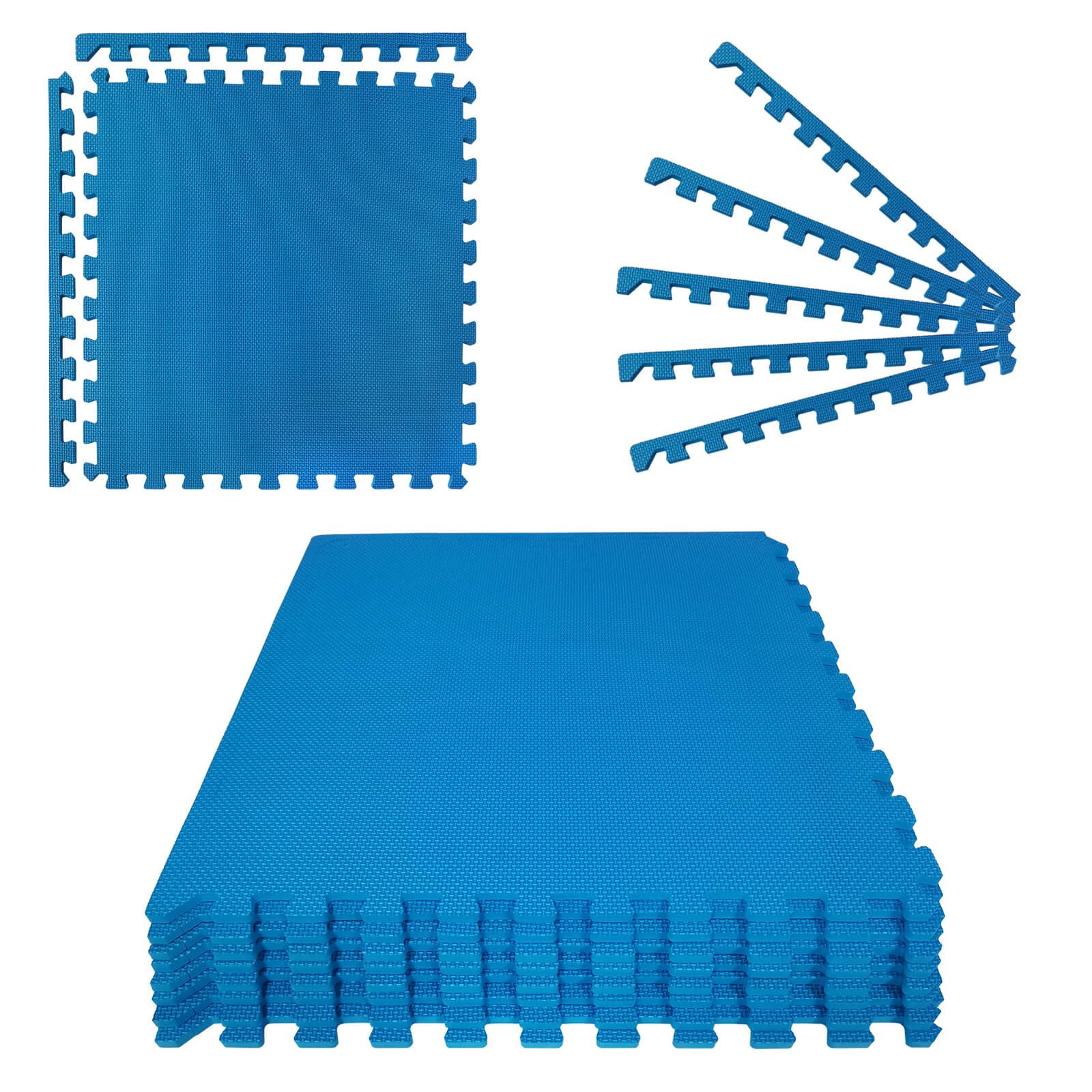 Montafox Pool-Bodenschutzfliese Poolmatte 8er Set 60 x 60 x 1 cm erweiterbares Stecksystem