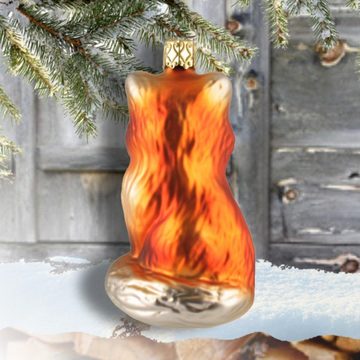 INGE-GLAS® Christbaumschmuck INGE-GLAS® Weihnachts-Hänger Fuchs ca. 10 cm H (1-tlg)