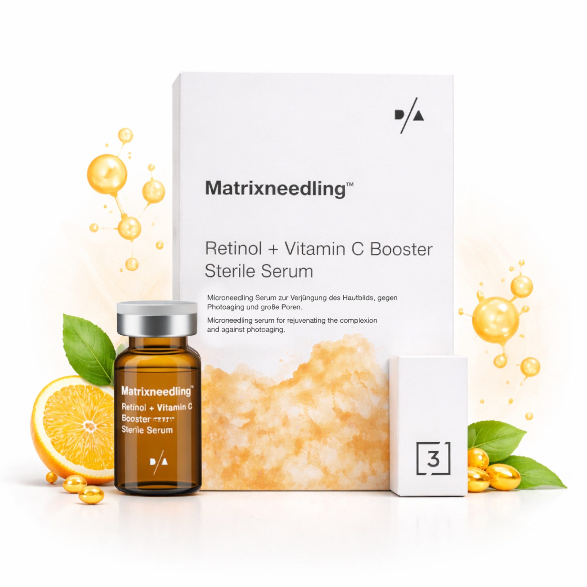 Matrixneedling™ Gesichtsserum Matrixneedling™ Retinol + Vitamin C Booster 10ml – Anti Aging Serum