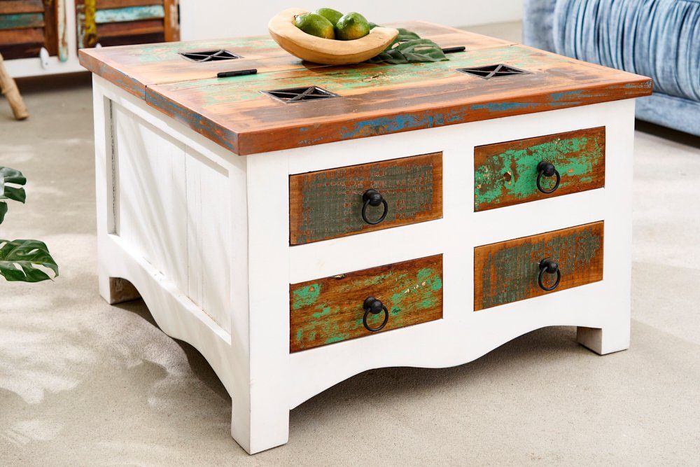 riess-ambiente Couchtisch JAKARTA 70cm weiß / bunt (Einzelartikel, 1-St), W günstig online kaufen