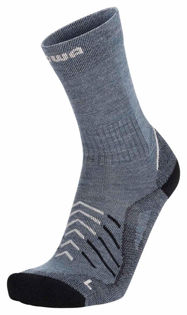 Lowa Wandersocken Crew Renegade (Merinowolle/Polyamid) smokeblau - 1 Paar günstig online kaufen