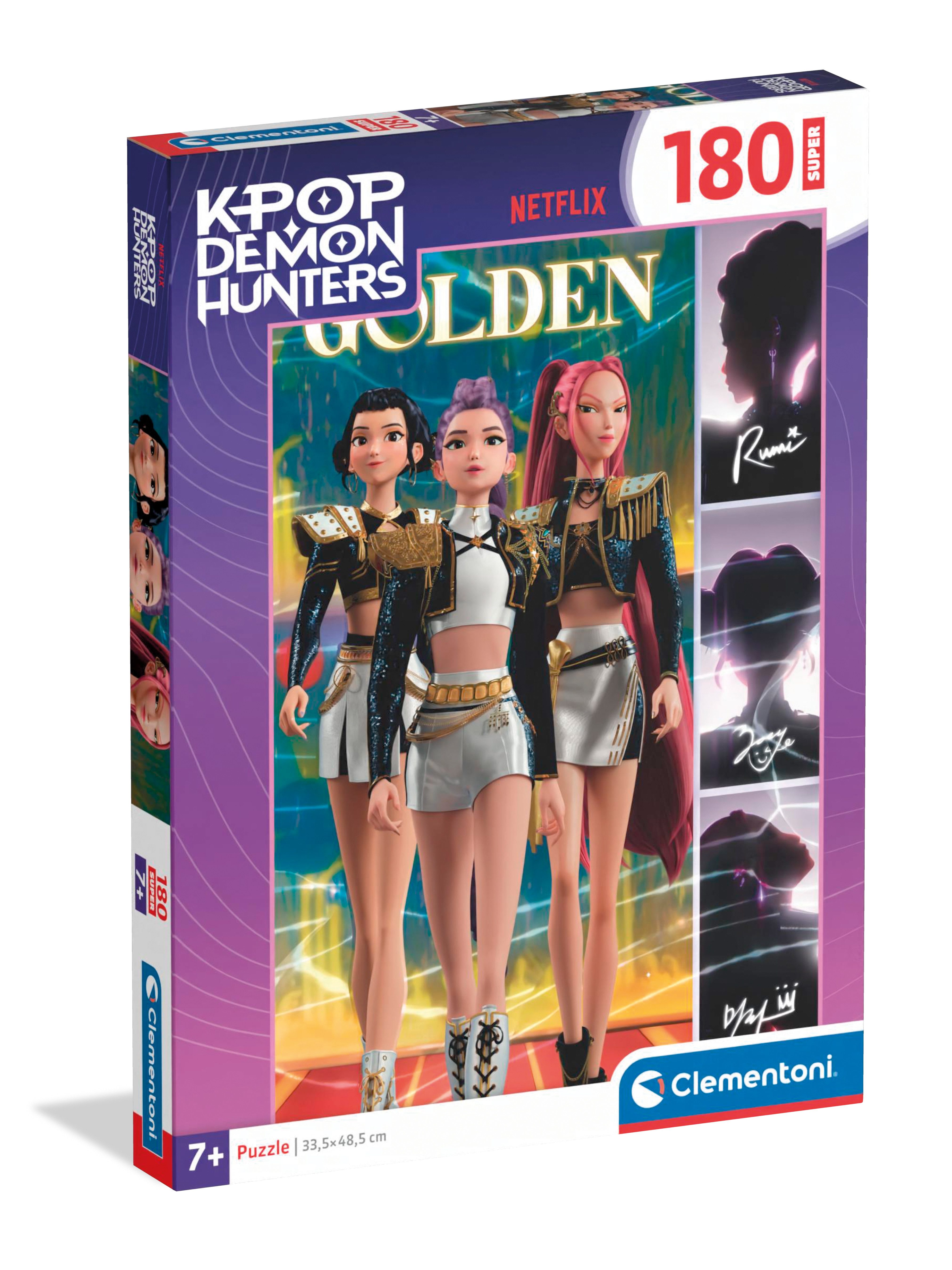 Clementoni® Puzzle Kpop Demon Hunters, 180 Puzzleteile, Made in Europe