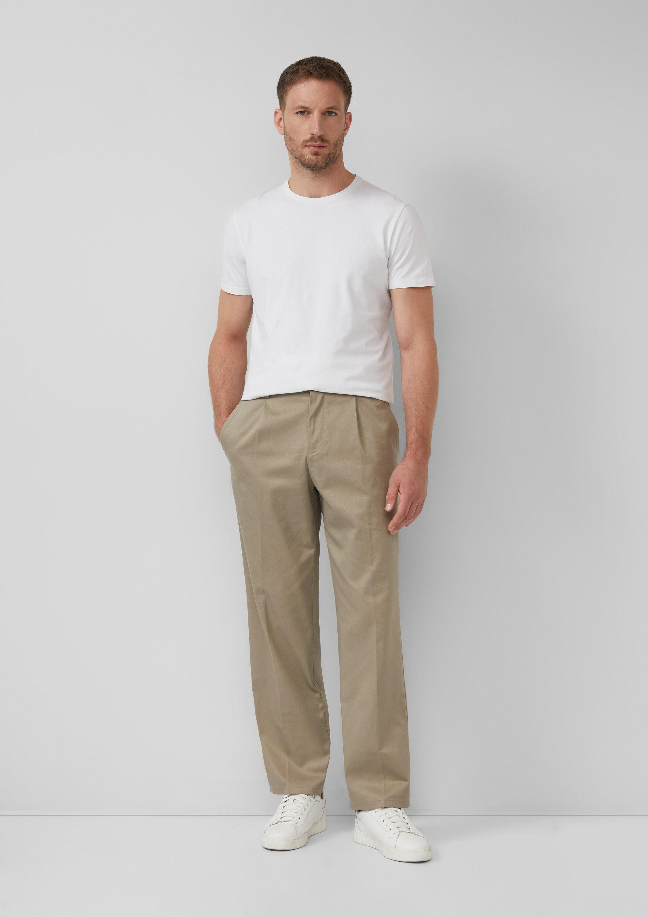s.Oliver Chinos Hose Wide-Leg-Hose mit Elastikbund günstig online kaufen