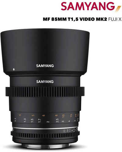 Samyang »MF 85mm T1,5 VDSLR MK2 Fuji X« Objektiv