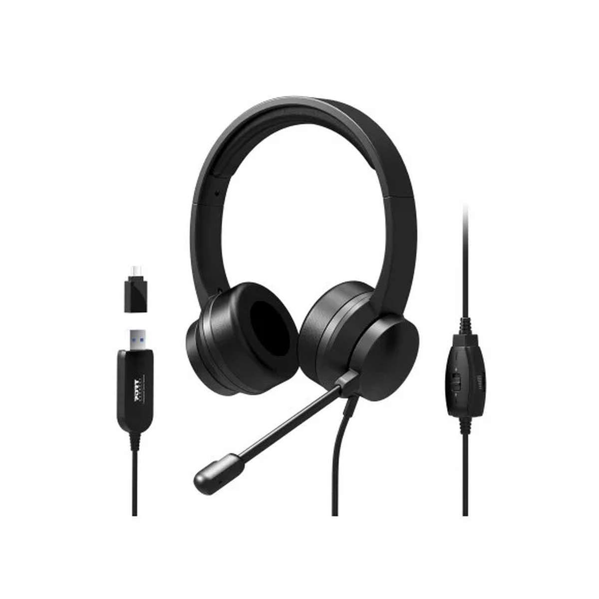 Port Port Designs 901605 Kopfhörer & Headset Kabelgebunden Kopfband USB Kopfhörer