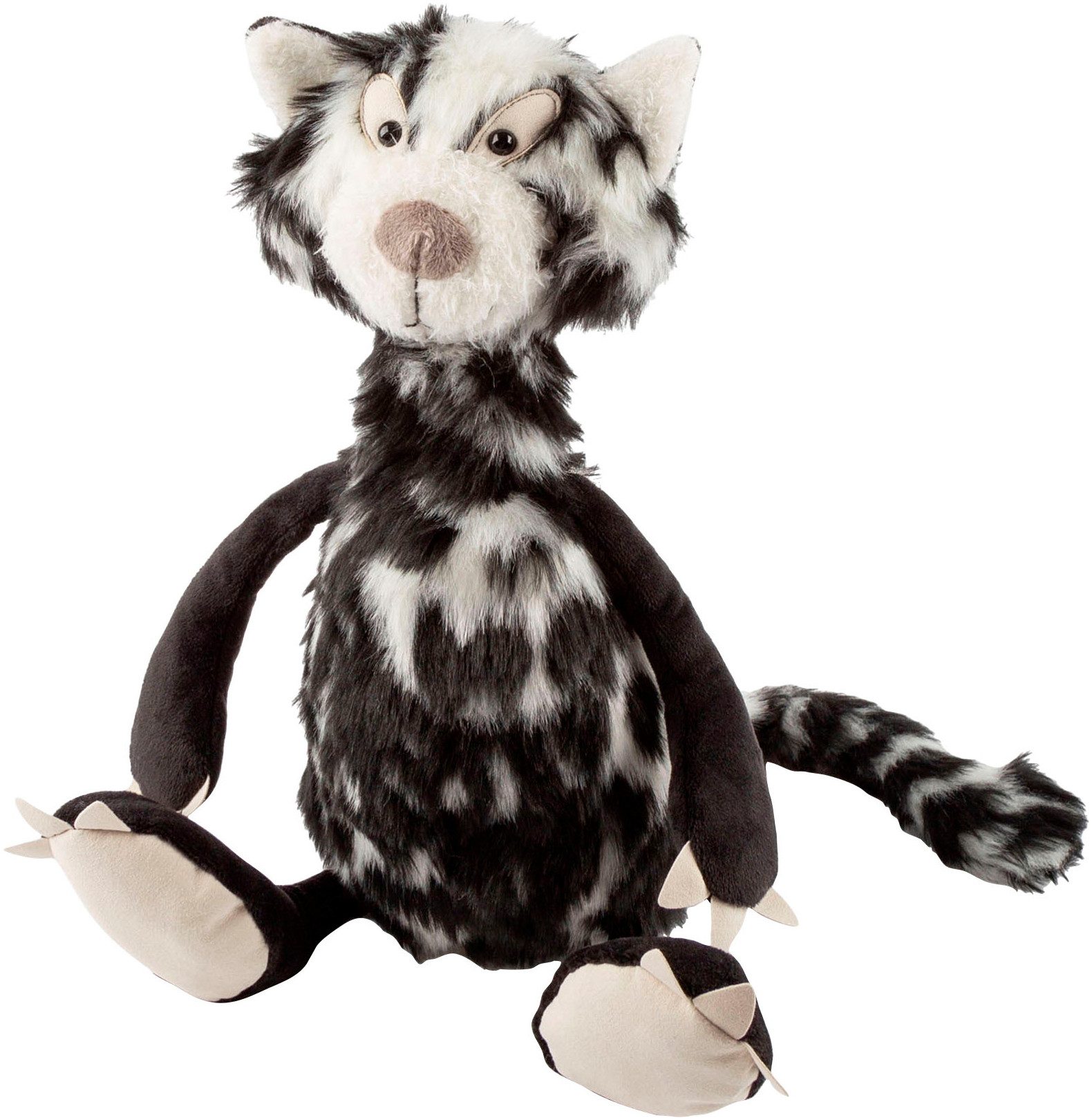 Sigikid Kuscheltier BeastsTown - Cat Macchiato, Made in Europe