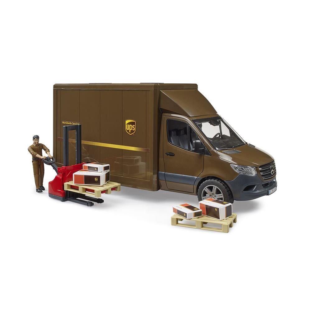 Bruder® Spielzeug-Transporter MB Sprinter UPS mit Fahrer und Zubehör 02678 günstig online kaufen