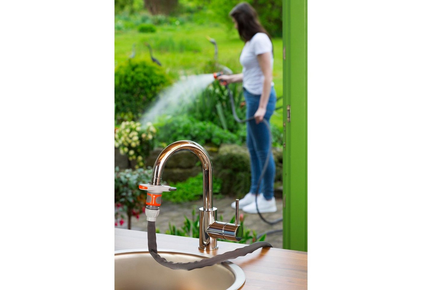 Thumbnail - GARDENA Gartenschlauch GARDENA Hahnverbinder für Indoor-Wasserhähne