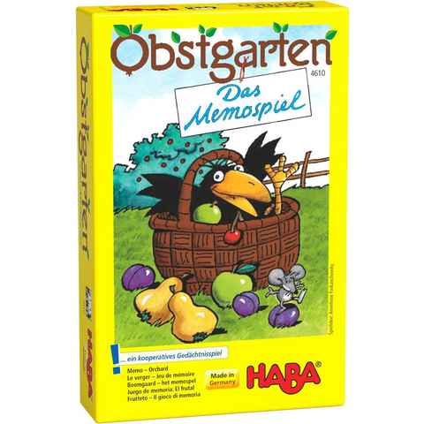Haba Spiel, Memospiel Obstgarten, Made in Germany