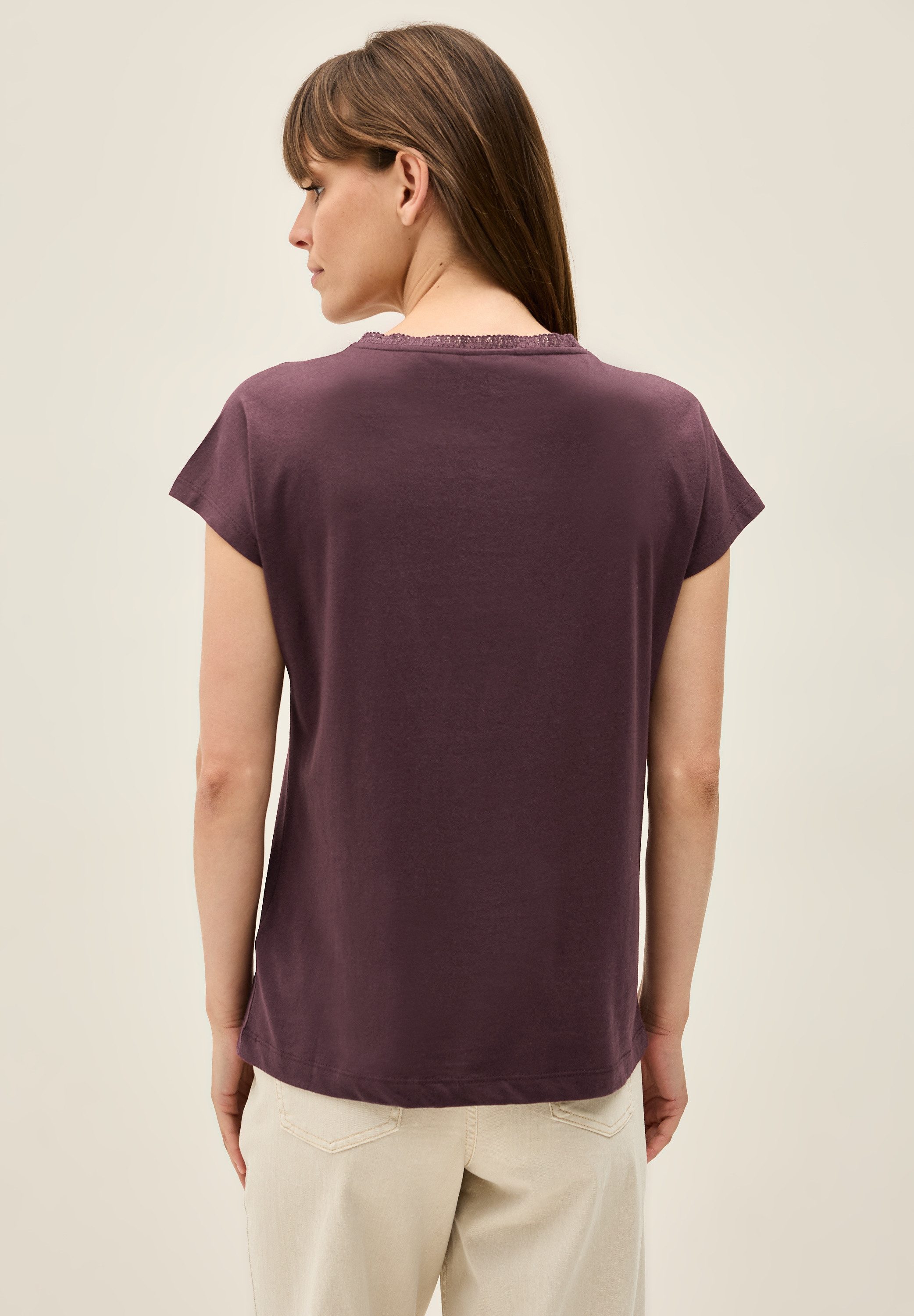 CECIL T-Shirt in Unifarbe günstig online kaufen
