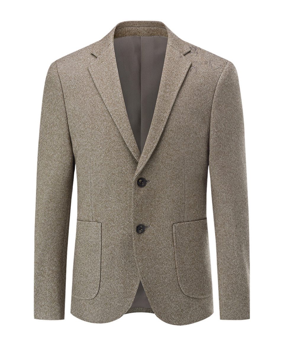 Allthemen Sakko im Slim Fit lässige Anzugjacke mit Streifen günstig online kaufen