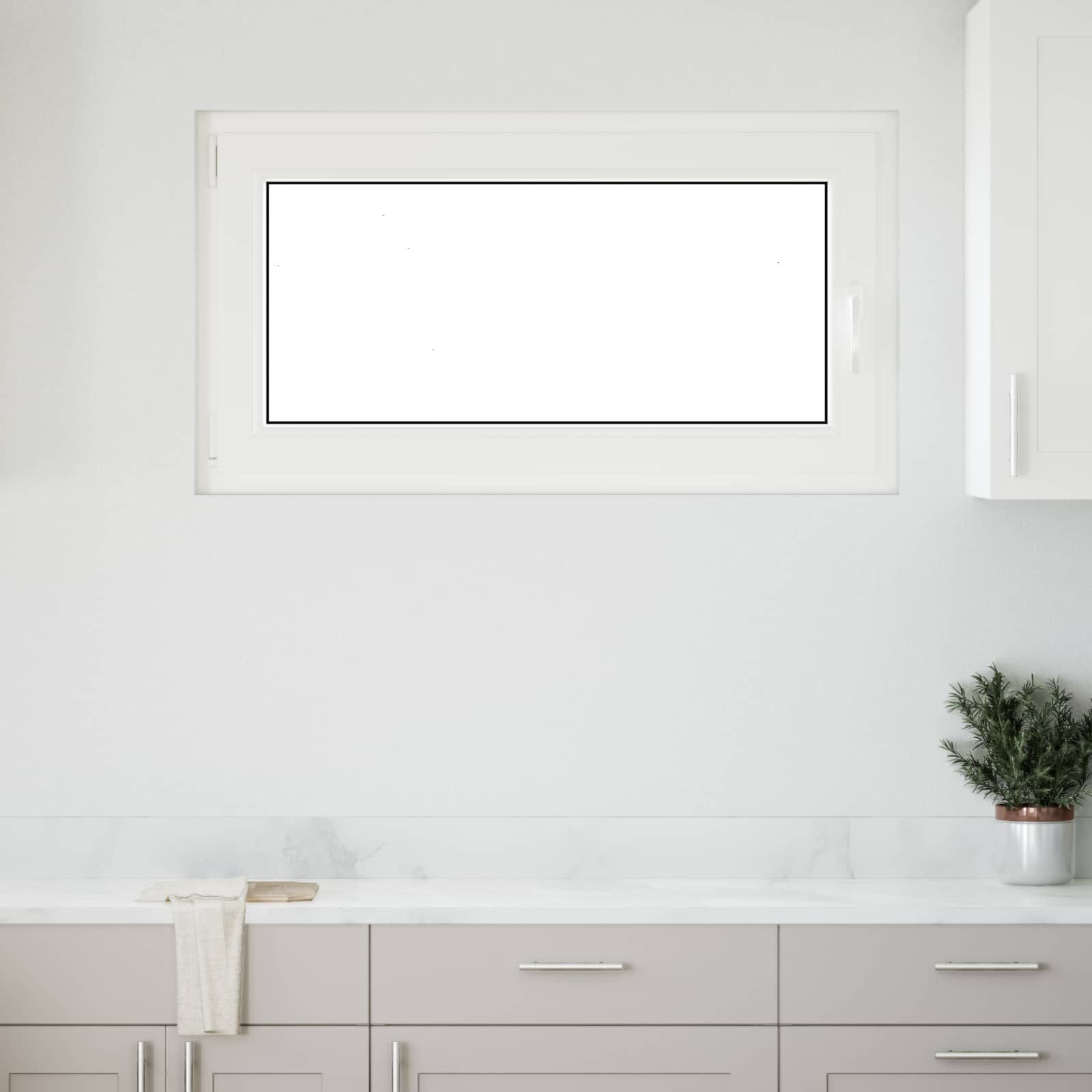 vidaXL Fenster Kipp- und Drehfenster für den Keller RISOR 110 x 70 cm, (1 St)