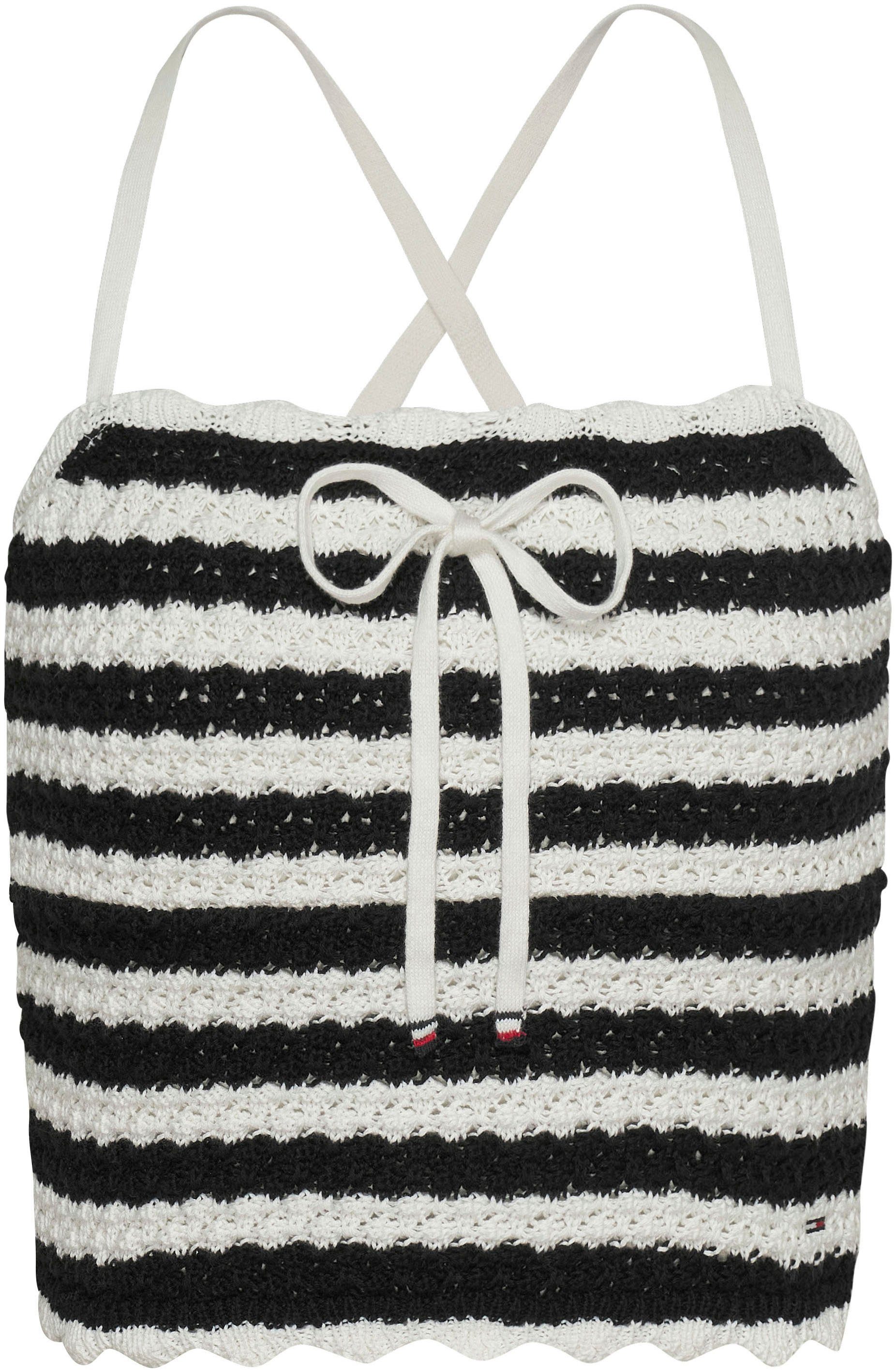Tommy Jeans Spaghettitop TJW CROCHET STRIPE TOP