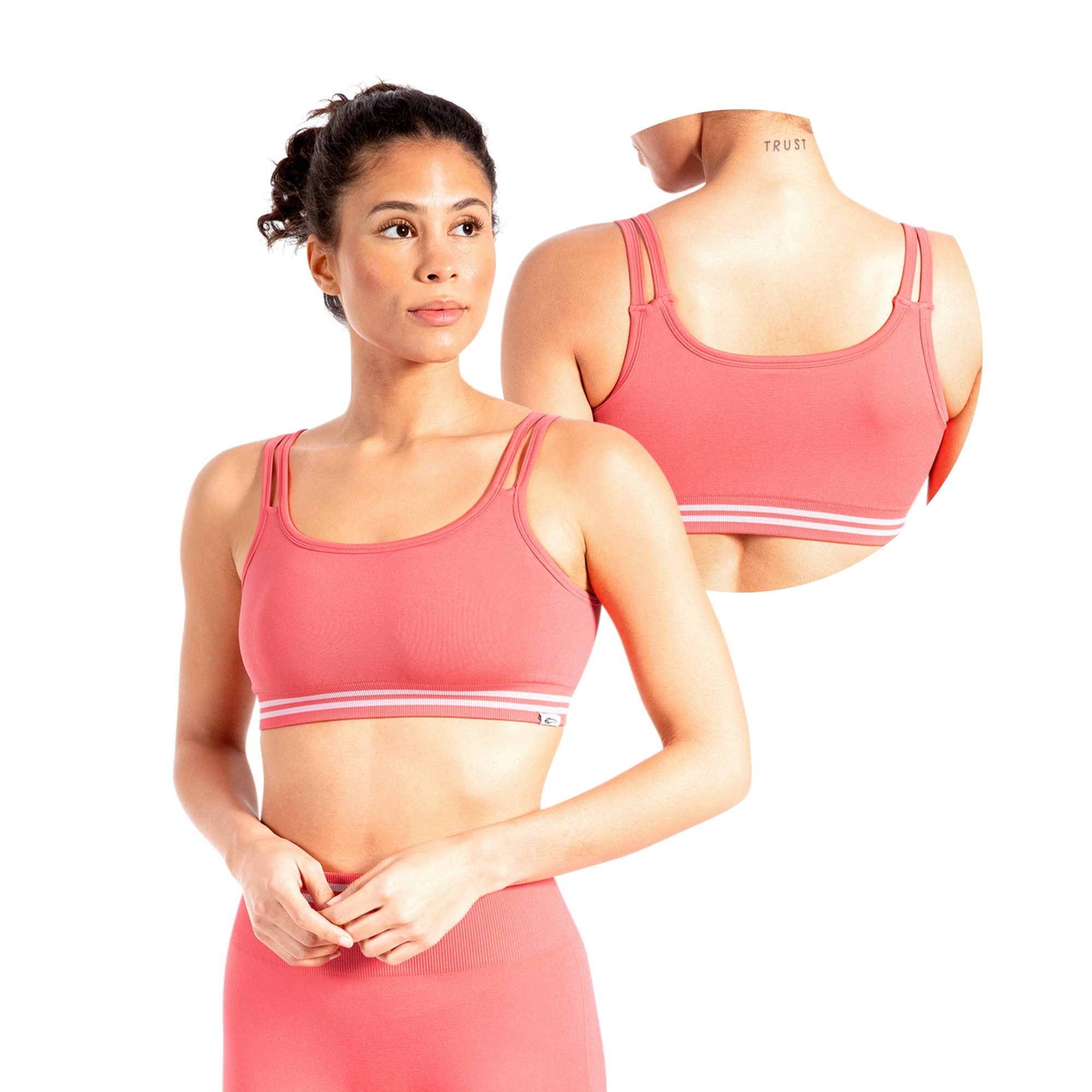 Smilodox Sport-BH Miriel, Top mit doppelten Trägern und elastischem Bund, F günstig online kaufen
