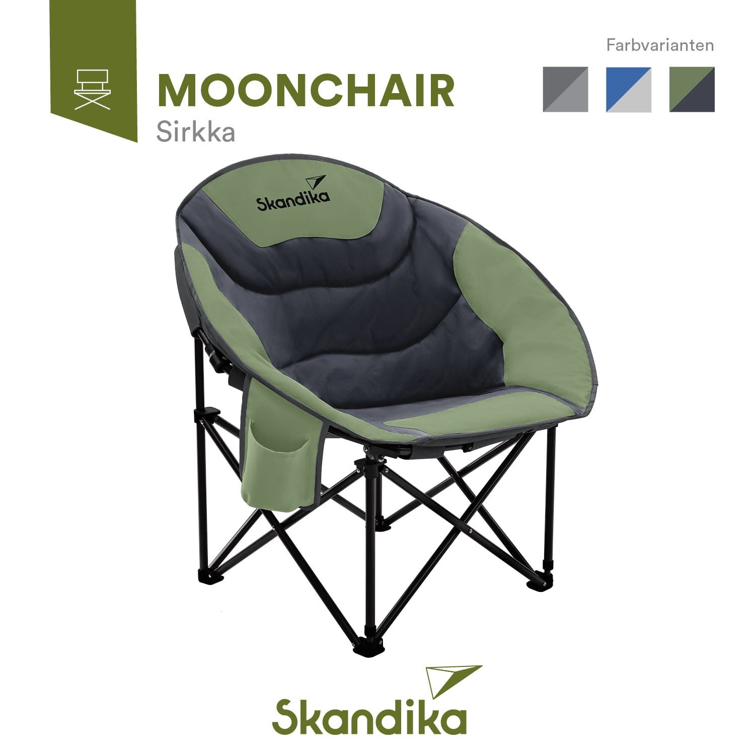 Skandika Campingstuhl Moonchair Sirkka Gartenstuhl, Faltsessel günstig online kaufen