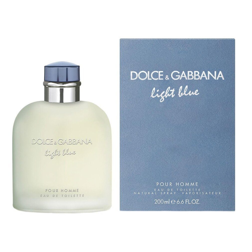 Eau Blue Gabbana Dolce 200ml Homme Light Toilette de DOLCE de GABBANA Eau & Pour Toilette &