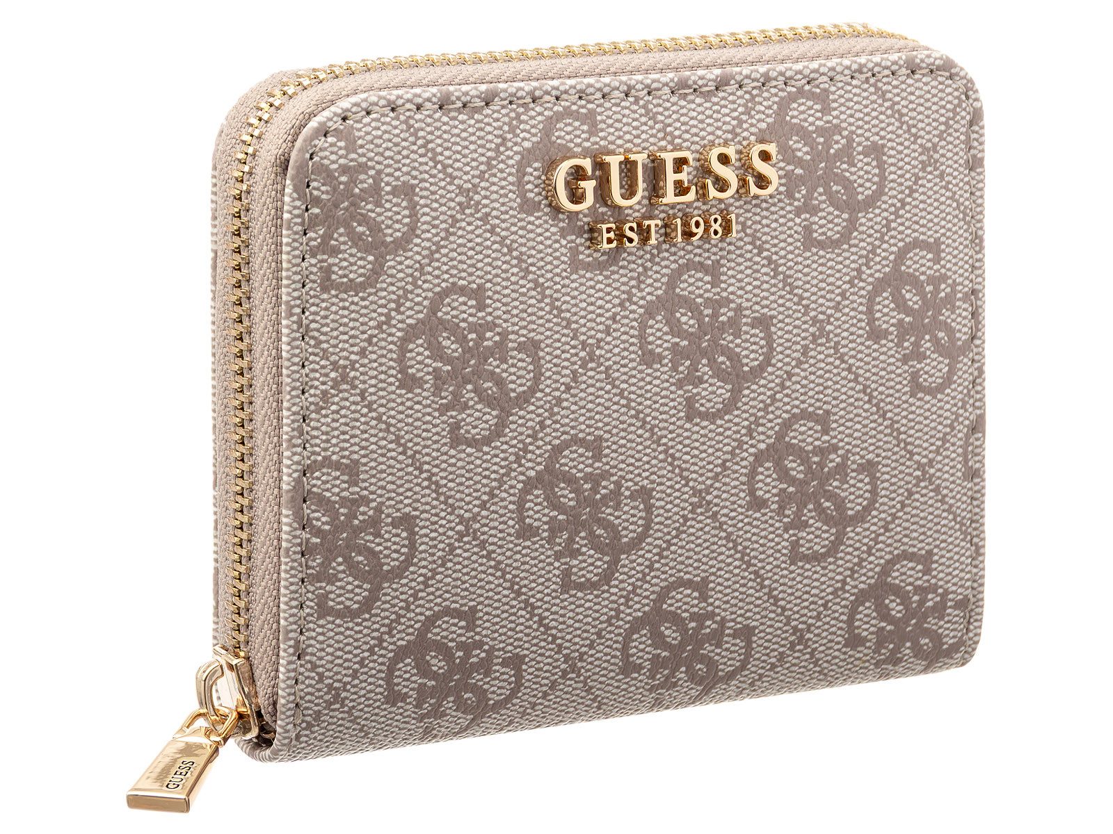 Guess Geldbörse SWSG7459137 LAUREL II SLG SMALL ZIP AROUND Woman (Stück, 1-tlg., 1), Logoschriftzug