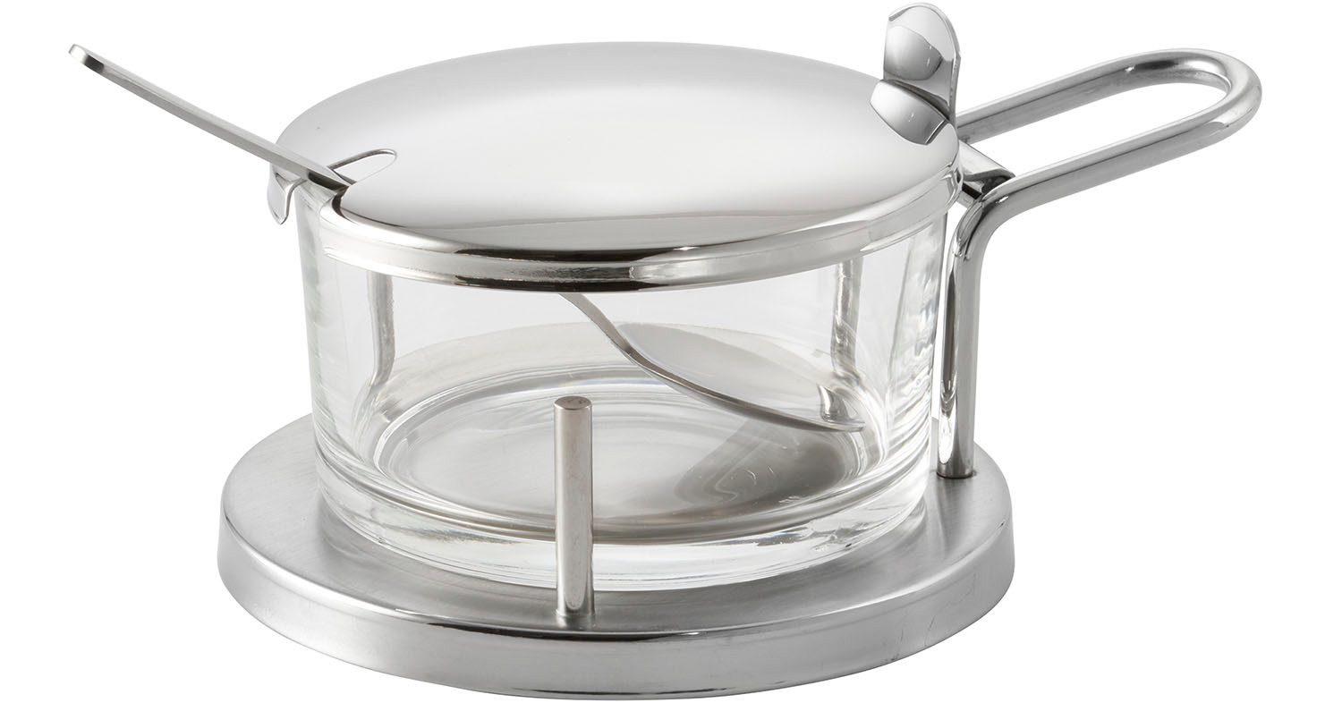 APS Menage Classic, für Parmesan, Edelstahl/Glas