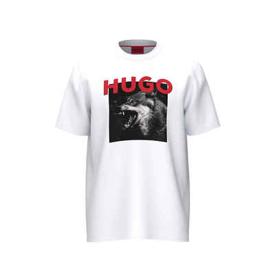 HUGO T-Shirt »Herren T-Shirt - DUPUS, Rundhals, Kurzarm, Logo,«