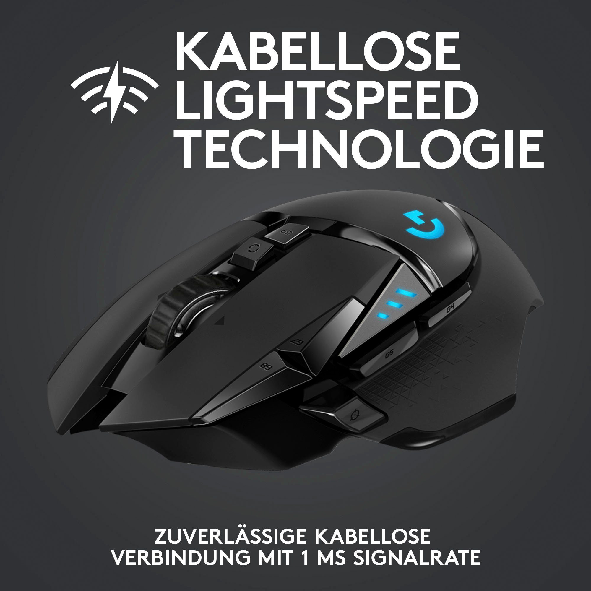 G Logitech LIGHTSPEED Wireless Gaming-Maus G502 EER2 (Funk)