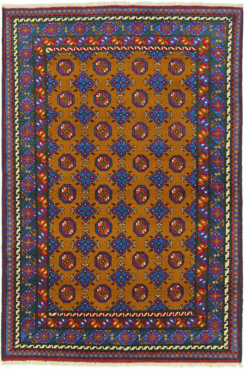 Orientteppich Afghan Akhche 121x181 Handgeknüpfter Orientteppich, Nain Trading, rechteckig, Höhe: 6 mm