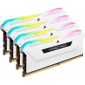 Corsair Vengeance RGB PRO SL DIMM 32GB DDR4-3600 Quad-Kit Arbeitsspeicher weiß Arbeitsspeicher