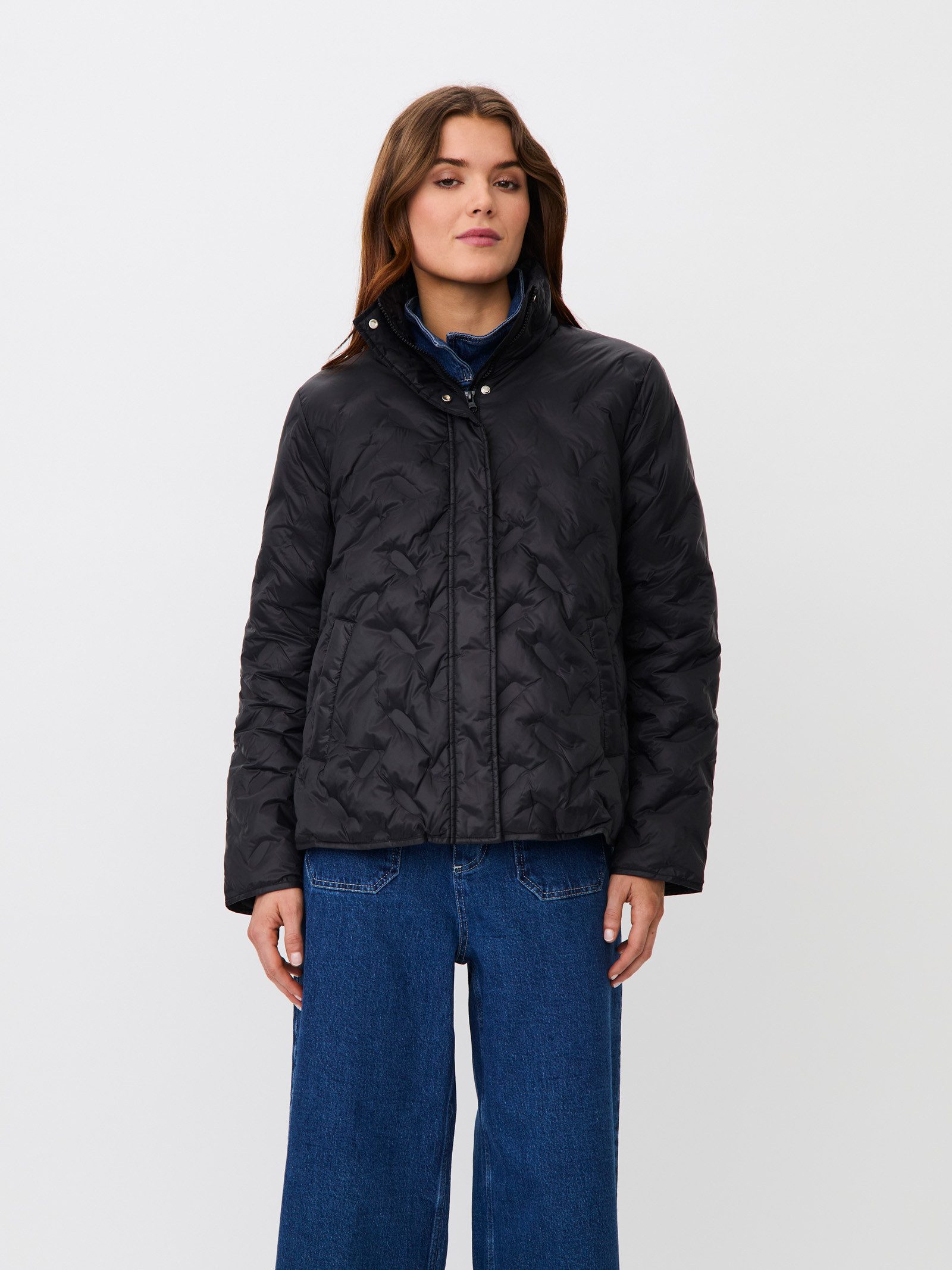 Masai Daunenmantel MaTuva with zipper Reißverschluss, Taschen mit Fleecefutter