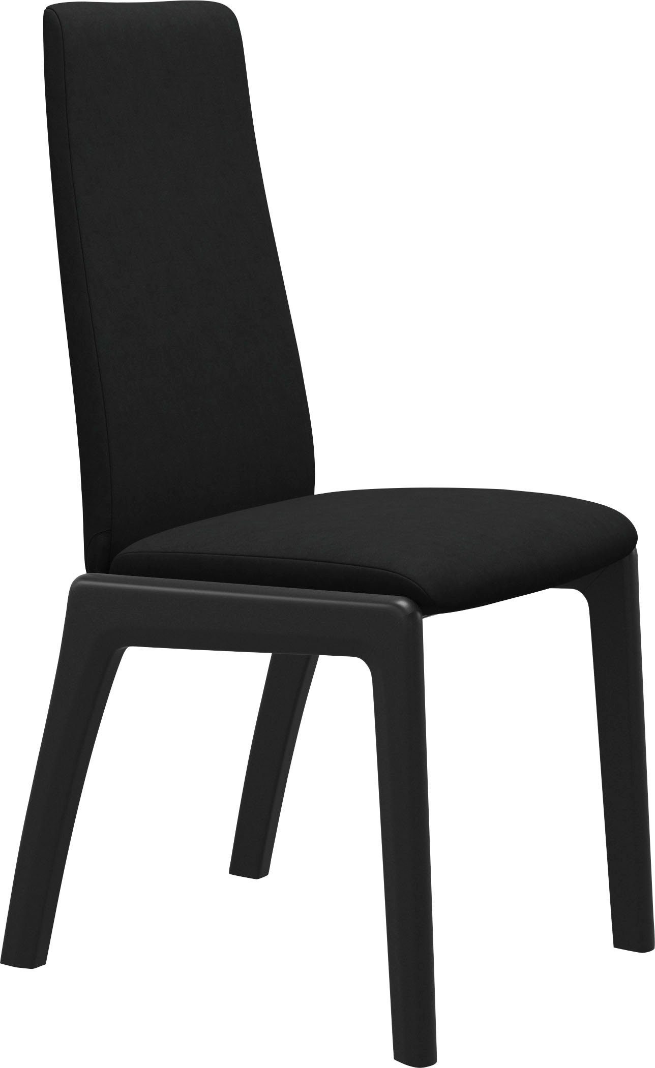 Stressless® Polsterstuhl Laurel, High Back, Größe M, mit abgerundeten Beinen in Schwarz