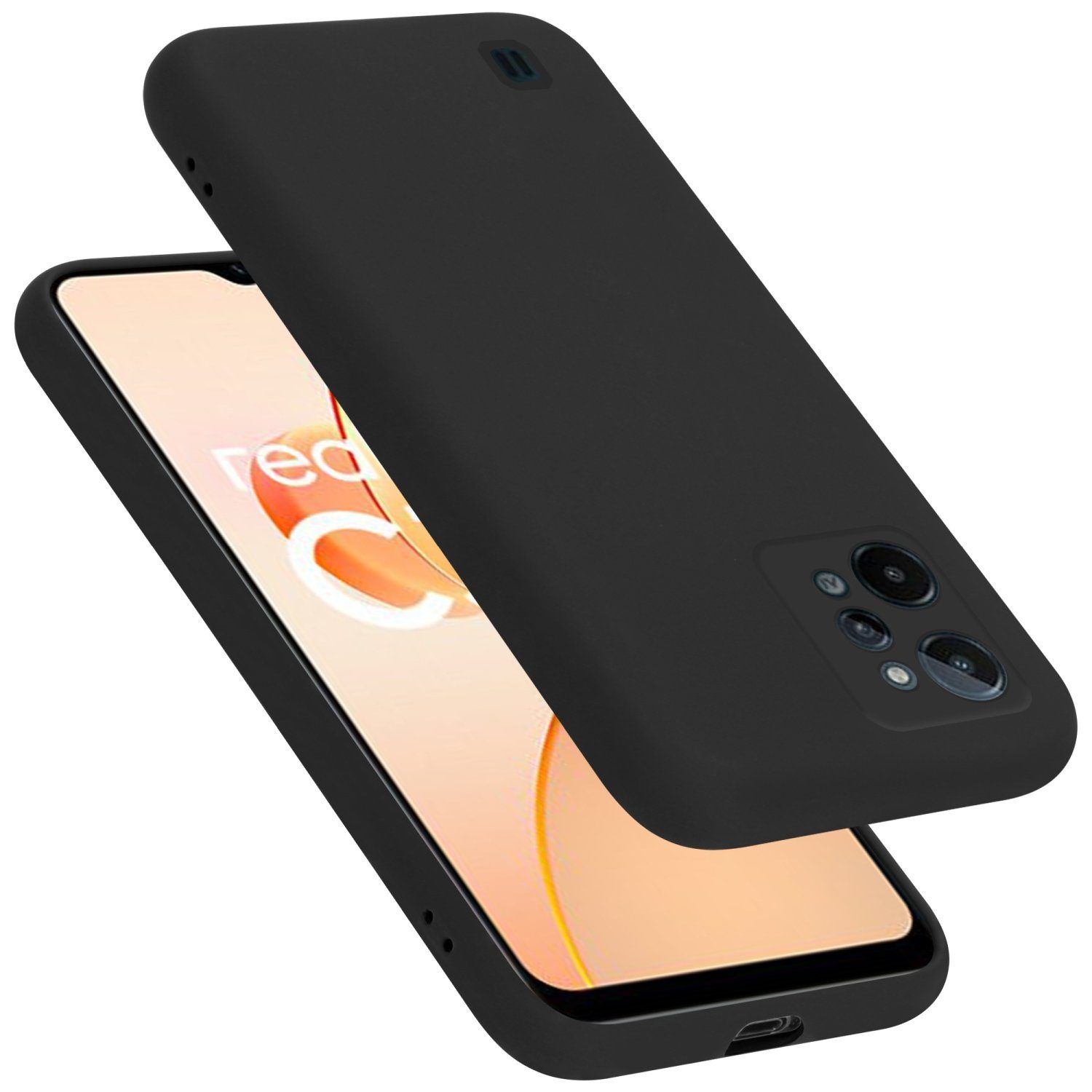 Cadorabo Handyhülle für Realme C31 Hülle Realme C31, Flexible Hülle TPU Silikon Schutzhülle Back Cover Case