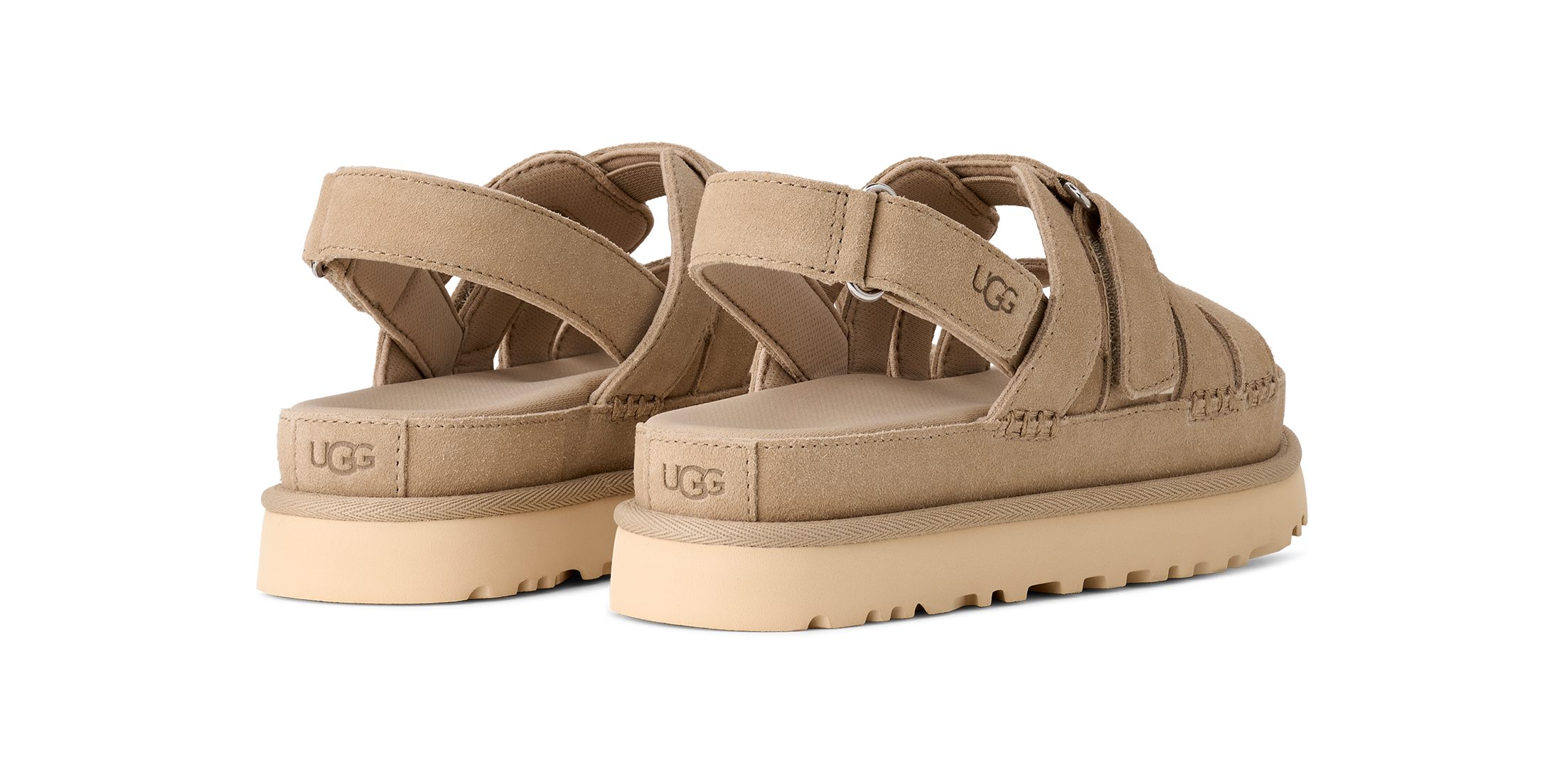 UGG GOLDENSTAR GLEAM Riemchensandale Plateausandale, Sandalette mit weichem Fußbett
