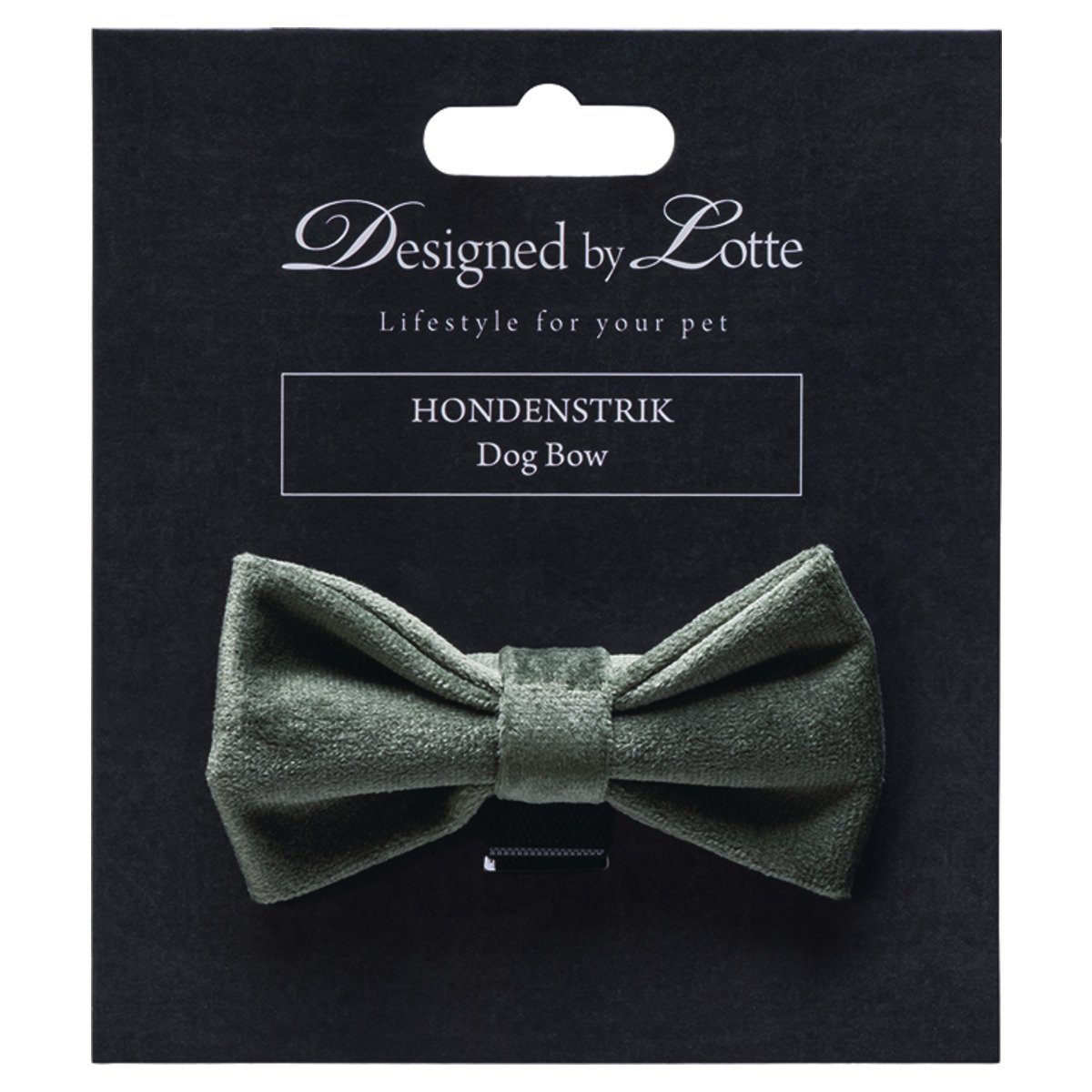 Designed By Lotte Hundefliege Fliege Zaza grün für Hundehalsbänder