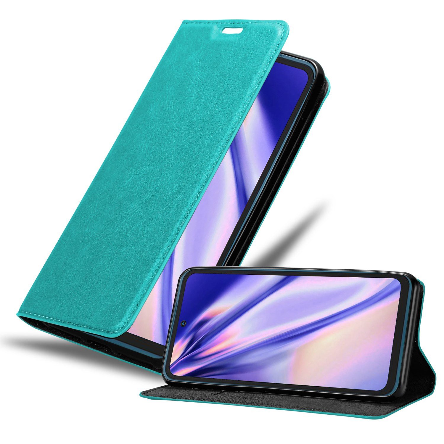 Cadorabo Handyhülle für Nokia XR20 Hülle Nokia XR20, Hülle Schutzhülle mit Standfunktion, Magnetverschluss und Kartenfach