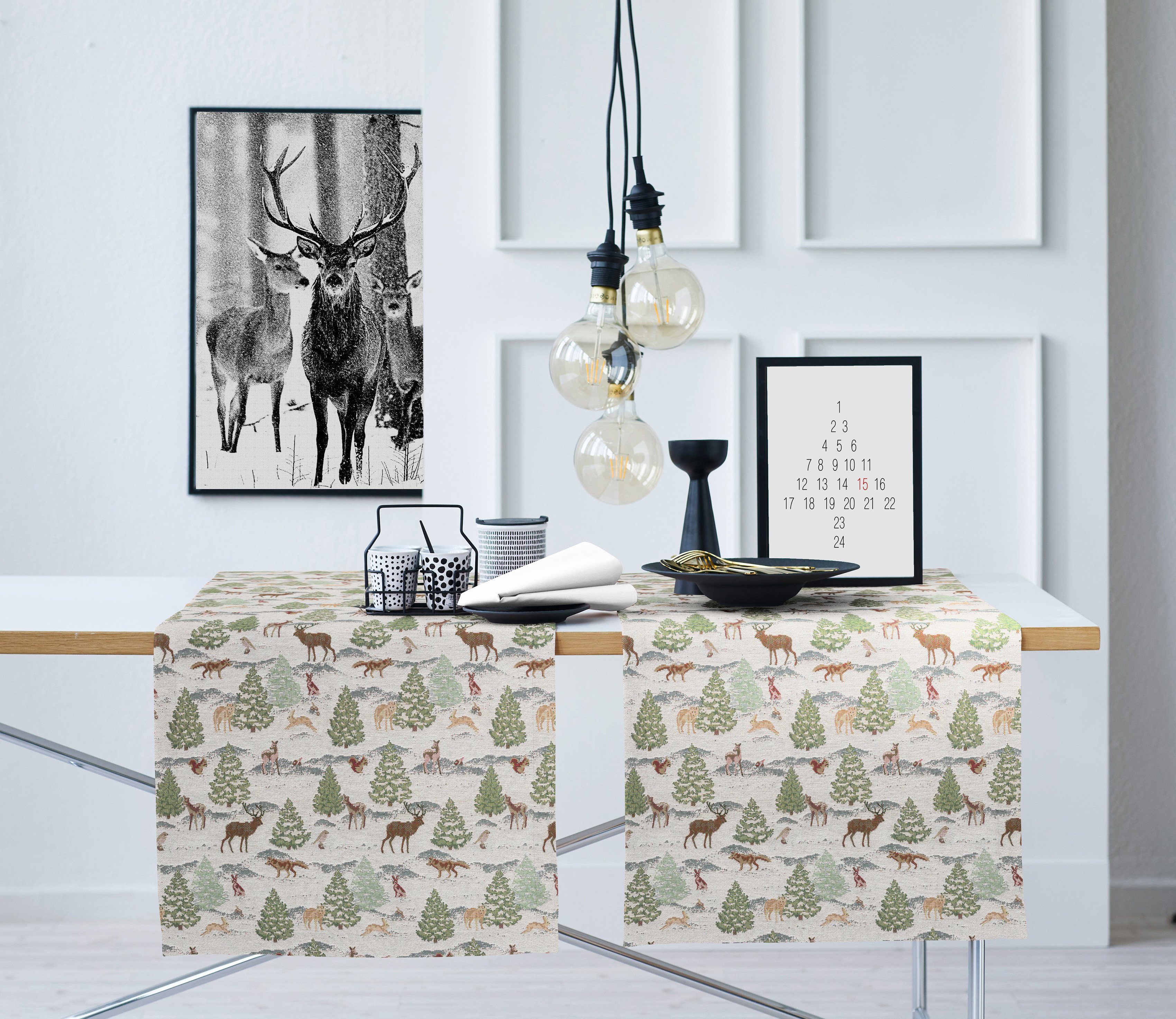 APELT Tischläufer 9536 WINTERWELT, Weihnachtsdeko, Weihnachten (1-tlg), Gob günstig online kaufen