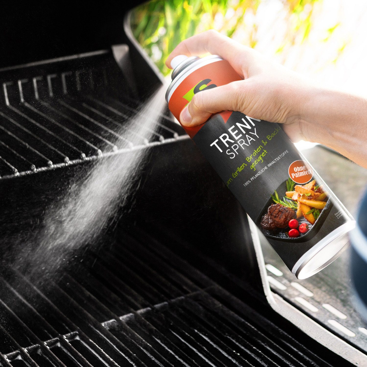 Spraytive Speiseöl 2x 400ml BBQ Trennspray - Antihaftspray zum Grillen, Braten & Backen, Made in Germany