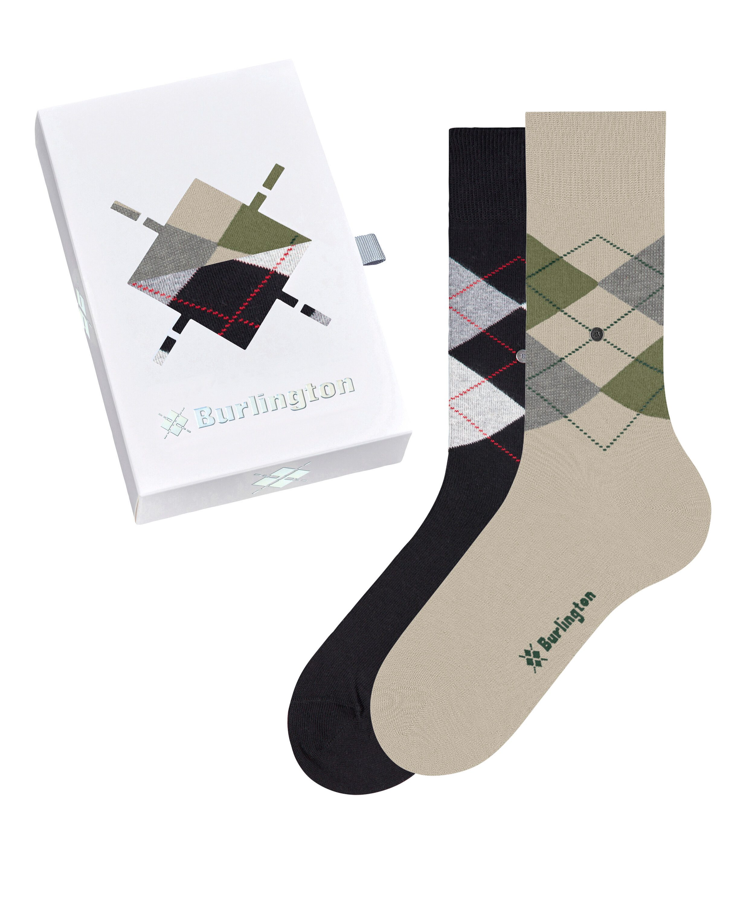Burlington Socken Basic Gift Box (2-Paar) mit Geschenkbox