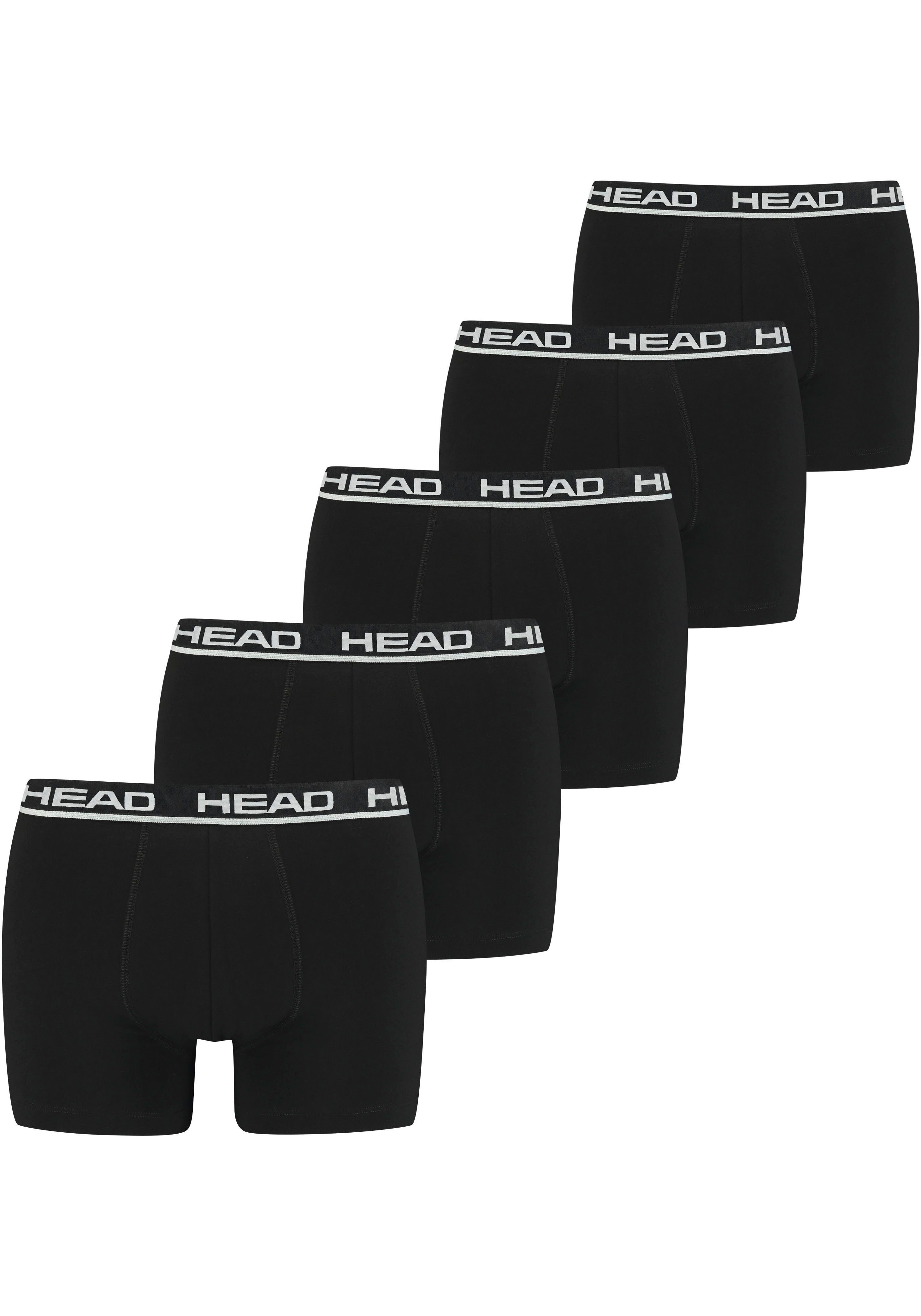 Head Boxershorts (5-St) HEAD BASIC BOXER 5P ECOM Schwarz
