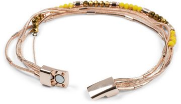 styleBREAKER Armband (1-tlg), Armband mit feinen Ketten und Perlen