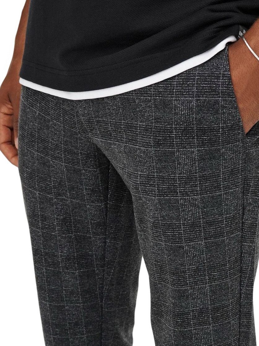 ONLY & SONS Chinohose ONSMARK SLIM CHECK 9887 mit Stretch