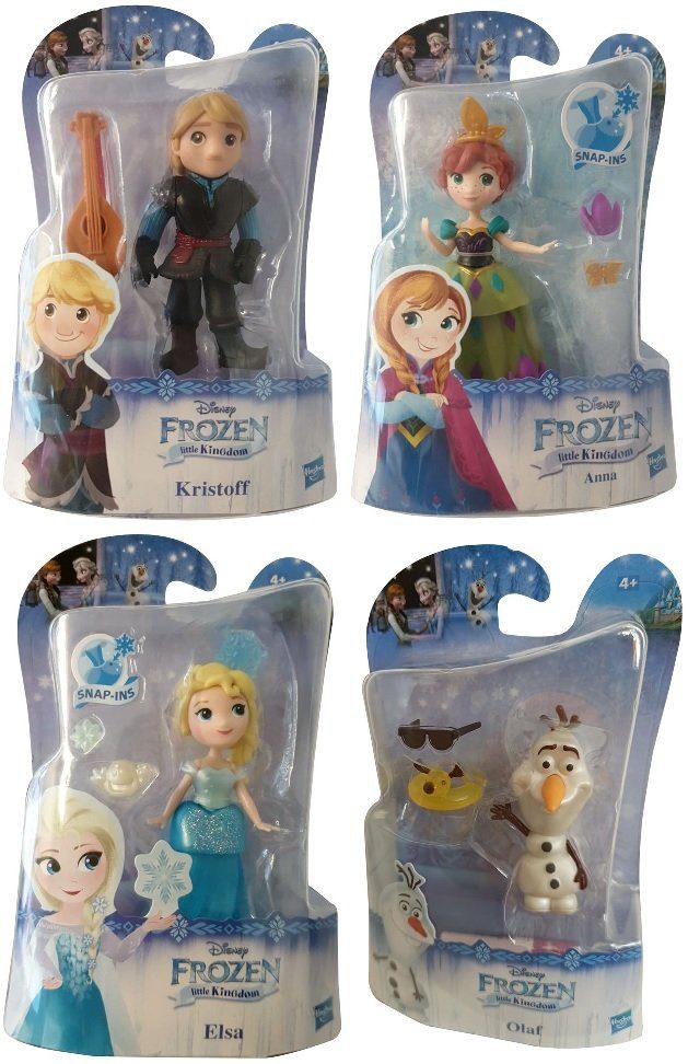 Disney Frozen Spielfigur Hasbro Disney Frozen little Kingdom Sammelfiguren 4er Set mit Kristoff