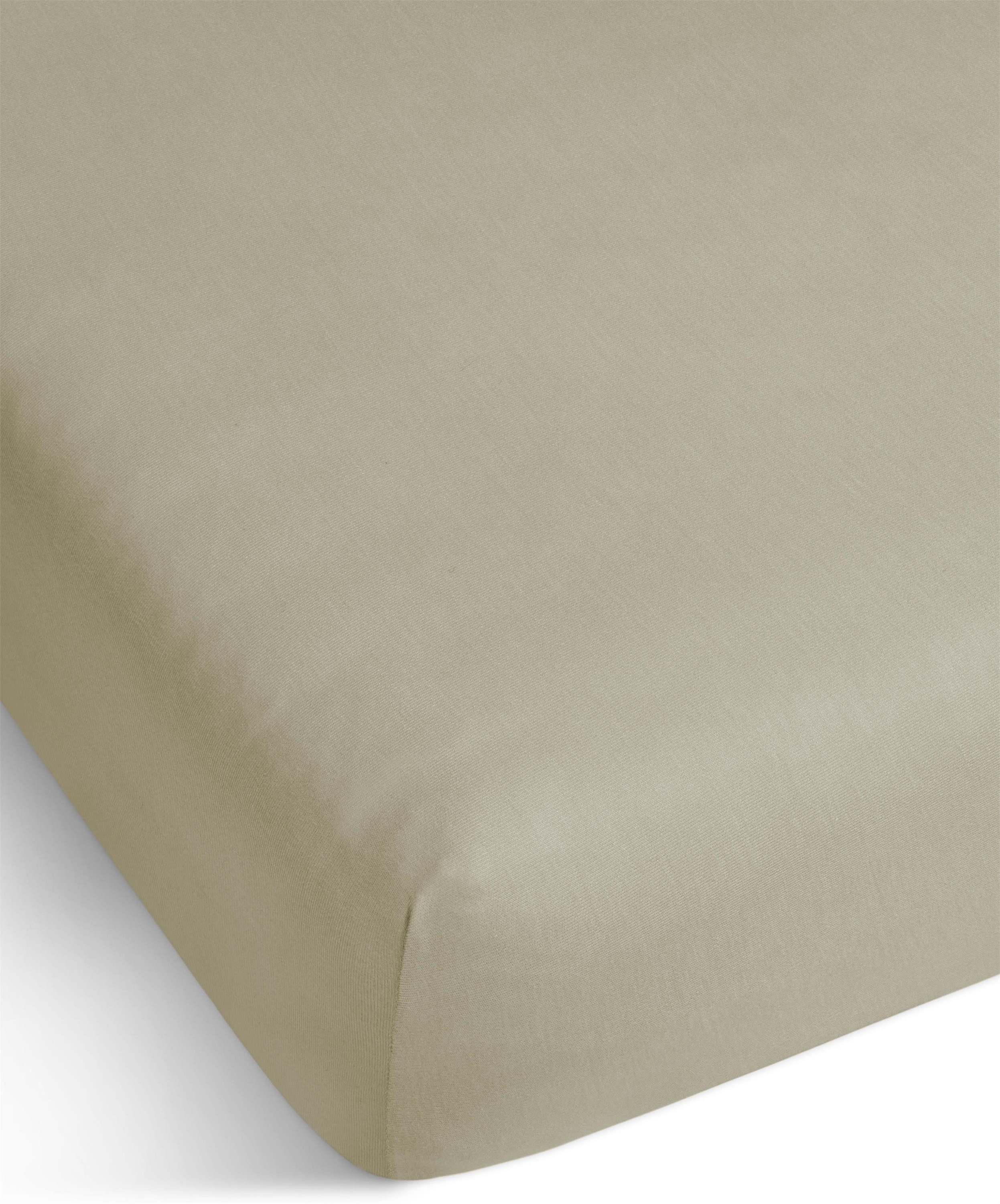 Aspero Spannbettlaken Spannbetttuch, Interlock, Gummizug: rundum, Kühlendes Bettlaken aus 100 % weicher Bambusfaser und 35 cm Steghöhe